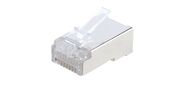 Hyperline PLUG-8P8C-U-C6-SH-100 Разъем RJ-45 (8P8C) под витую пару,  категория 6  (50
