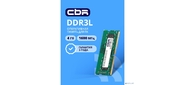 CBR DDR3 SODIMM 4GB CD3-SS04G16M11-01 PC3-12800,  1600MHz,  CL11