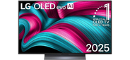 Телевизор OLED LG 48" OLED48C5RLA.ARUG черный / серебристый 4K Ultra HD 120Hz DVB-T DVB-T2 DVB-C DVB-S2 USB WiFi Smart TV