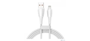 Rexant  (18-7061) Кабель USB-A – Lightning для Apple,  2, 4А,  1м,  в белой нейлоновой оплетке