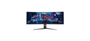 ASUS 49" ROG Strix XG49VQ VA LED изогнутый 3840x1080,  4ms,  450cd / m2,  178° / 178°,  3000:1,  HDMI*2,  DP,  USB-Hub,  144Hz,  HDR,  колонки,  FreeSync,  Tilt,  Swivel,  HAS,  VESA,  Black