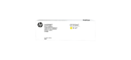 Тонер Картридж HP CF312AC желтый для HP Color LaserJet Enterprise M855 826A  (в технологической упаковке)