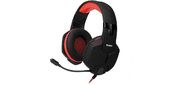 Наушники с микрофоном Sven AP-G988MV черный / красный 2.2м накладные оголовье