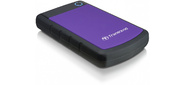 Transcend TS2TSJ25H3P 2Tb,  2.5",  USB 3.0,  противоударный,  фиолетово-черный