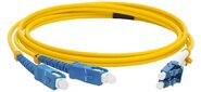 Кабель Патч-корд Lanmaster LAN-2LC-2SC / SU-3.0 2xOS2 LC дуплекс-SC дуплекс 3м LSZH оранжевый