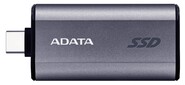 Твердотельный диск A-DATA External SC750 серый SC750-500G-CCBK 500GB USB 3.2 Gen 2 Type-C,  [R / W -1050 / 1000 MB / s]