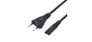 Кабель питания GoPower евровилка-C7  (2-pin) 1.8м ПВХ 0.75мм черный  (1 / 300)