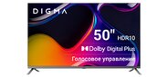 Телевизор LED Digma 50" DM-LED50UBB41 Android TV Frameless Metal темно-серебристый / серебристый 4K Ultra HD 60Hz DVB-T DVB-T2 DVB-C DVB-S DVB-S2 USB WiFi Smart TV