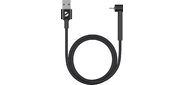 Deppa Дата-кабель Stand USB - micro USB,  подставка,  алюминий,  1м,  черный,  Deppa