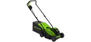 Газонокосилка аккумуляторная GreenWorks GD24LM33, 24v, 33 см, без АКБ и ЗУ (2516107)