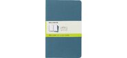 Блокнот Moleskine CAHIER JOURNAL CH018B44 Large 130х210мм обложка картон 80стр. нелинованный голубой (3шт)