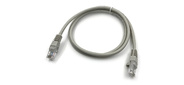 Патч-корд Buro UTP 4 пары cat5E CCA molded 1м серый RJ-45  (m)-RJ-45  (m)