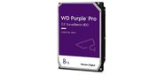 Western Digital Purple HDD 3.5" SATA 8Tb,  5640RPM,  256MB buffer  (DV&NVR),  WD85PURZ,  1 year