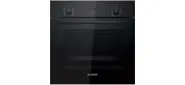 Serie 2,  духовой шкаф,  черный,  класс энергоэффективности А,  7 режимов,  3-х слойное остекление,  LED-дисплей,  утапливаемые переключатели,  галогенное освещение,  проволочные направляющие,  сделано в Турции, 