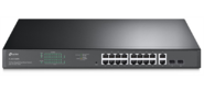 Коммутатор TP-Link JetStream TL-SG1218MPE 16G 2SFP 16PoE+ 192W управляемый