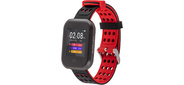 Смарт-часы Rekam Bizzaro F630 1.3" OLED корп.черный / серебристый рем.черный разм.брасл.:L  (2202000010)