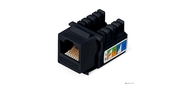 Cabeus KJ-RJ45-Cat.5e-90-BK Вставка Keystone Jack RJ-45,  категория 5e,  заделка тип 110,  черная