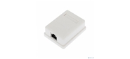 Рoзетка компьютерная внешняя, 1-порт RJ-45 (8P8C), FTP экранированная, категория 6, REXANT