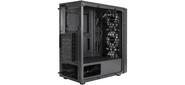 Exegate EX292859RUS Корпус Miditower ExeGate EVO-8243 (ATX, без БП, 2*USB+1*USB3.0, черный, 3 вент. с RGB подсветкой, боковая панель - закаленное стекло)