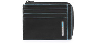 Чехол для кредитных карт Piquadro Blue Square PP4822B2R / N черный натур.кожа