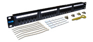 Lanmaster TWT-PP24UTP Патч-панель 24 порта. UTP. кат.5E. 1U