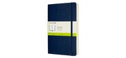 Блокнот Moleskine CLASSIC SOFT EXPENDED QP618EXPB20 Large 130х210мм PU 400стр. нелинованный мягкая обложка синий сапфир