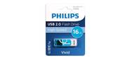 Флеш накопитель 16GB PHILIPS VIVID2.0 16GB, USB 2.0