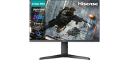 ЖК монитор HISENSE 27G6K-PRO / 27" Cенсорный экран нет / FAST IPS / 2560x1440 16:9 / 240 Гц / 400 / 1000:1 / 1 мс / да / черный / 3.5 кг 27G6K-PRO