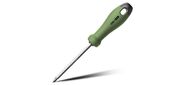 Двухсторонняя отвертка ";Home Series Green"; Deli HT1055L SL5+PH1,  длина жала 100мм,  эксклюзивный дизайн,  рукоятка из высококачественного софттач пластика