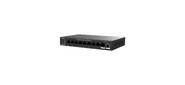 IP-COM G2210P-8-120W Коммутатор управляемый PoE,  10 портов,  9x1 Гбит / с,  SFP 1x1 Гбит / с,  PoE 8x30Вт  (до 110 Вт)