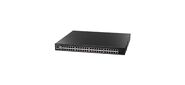 Коммутатор Edge-corE 48 x GE + 2 x 10G SFP+ ports + 1 x expansion slot  (for dual 10G SFP+ ports) L3 Stackable Switch,  w /  1 x RJ45 console port,  1 x USB type A storage port,  RPU connector,  Stack up to 4 units, PoE Budget max. 780W Edge-corE ECS4620-52P