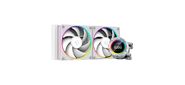 Вентилятор ID-Cooling SL240 WHITE   / LCD SCREEN  / 300W  / all Intel  / all AMD