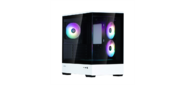 ZALMAN P30 BW,  MATX,  BLACK / WHITE,  WINDOW,  2x3.5",  3x2.5",  1xUSB TYPE-C,  1xUSB3.0,  SIDE 2x120mm ARGB,  REAR 1x120mm ARGB