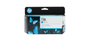 Картридж / HP 738 130-ml Cyan DesignJet Ink Cartridge