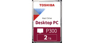 Жесткий диск Toshiba SATA-III 2TB HDWD320UZSVA Desktop P300 4KN (7200rpm) 256Mb 3.5"