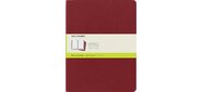 Блокнот Moleskine CAHIER JOURNAL CH123 XLarge 190х250мм обложка картон 120стр. нелинованный клюквенный (3шт)