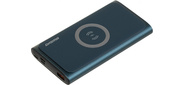 Digma DGPQ10G Мобильный аккумулятор 10000mAh 3A QC PD 20W беспроводная зарядка синий  (DGPQ10G22CBL)