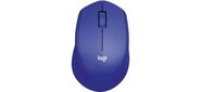 Мышь беспроводная Logitech M330 Silent Plus Blue  (1000dpi,  USB,  3but)  (910-004925)
