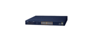 IPv6 / IPv4, 16-Port Managed 802.3at POE+ Gigabit Ethernet Switch + 2-Port 100 / 1000X SFP (220W)
