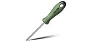 Крестовая отвертка ";Home Series Green"; Deli HT1205L PH1x100мм  Эксклюзивный дизайн,  рукоятка из высококачественного софттач пластика
