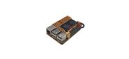 Корпус ACD Gold Metal Aluminum Case with Double Fans for Raspberry Pi 4B