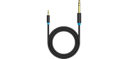Кабель Vention аудио Jack 6, 5 mm M / 3, 5 M - 3 м