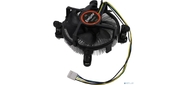 Exegate EX283279RUS Кулер ExeGate EE97379-PWM,  Al,  S1150 / 1151 / 1155 / 1156,  TDP 65W,  Hydro bearing,  4pin,  23.5db,  BOX