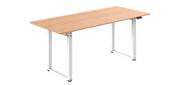 Defender Офисный стол Tempus дуб, 180*80, высота 72-117см_1