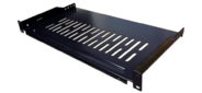 Полка стационарная Lanmaster TWT-CB-SFBF250-1U / 18 нагр.:60кг. 19" 250мм черный  (упак.:1шт)