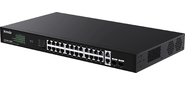 Tenda TEG1128P-24-250W Коммутатор неуправляемый PoE,  26x1 Гбит / с,  PoE 24х30 Вт  (до 230Вт),  SFP 2х1 Гбит / с,  установка в стойку