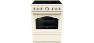 Плита Электрическая Gorenje GECS6B70CLI бежевый стеклокерамика  (без крышки)