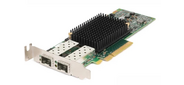 DELL Emulex LPe31002 Dual Port 16GbE Fibre Channel HBA,  PCIe Low Profile,  Customer Kit,  V2  (including FC16 trancievers)