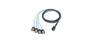 CBL-SFF8643-SATASB-10M, 1 metre cable, SFF8643 to X4 SATA