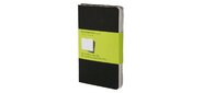 Блокнот Moleskine CAHIER JOURNAL QP313 Pocket 90x140мм обложка картон 64стр. нелинованный черный (3шт)